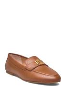 Averi Iii Burnished Leather Loafer Shoes Flat Loafers Brown Lauren Ral...