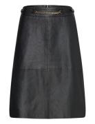 Doreendep Skirt Skirts Knee-length & Midi Skirts Black DEPECHE