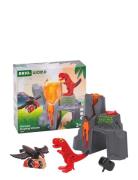 Aktiv Vulkan Med Dinosaurer Toys Toy Cars & Vehicles Toy Vehicles Trai...
