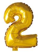Foil Balloon Number 2 Gold 86 Cm Home Kids Decor Party Supplies Gold J...