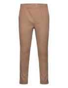 Mmgharris Linen String Pant Bottoms Trousers Linen Trousers Beige Mos ...