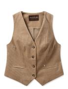 Mmceris Joana Vest Blazers Sleeveless Blazers Beige MOS MOSH