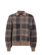 Robbie Cardigan Tops Knitwear Cardigans Brown AllSaints