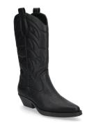 Onlbronco-1 Pu Cowboy Boot Shoes Boots Cowboy Boots Black ONLY