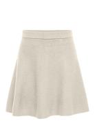 Onlfrida Life Mw Skirt Cc Knt Skirts Short Skirts Cream ONLY