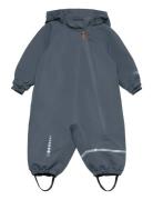 Shell Suit Outerwear Coveralls Softshell Coveralls Blue Minymo