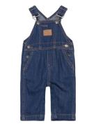 Organic Baby Overalls Bottoms Dungarees Blue Copenhagen Colors