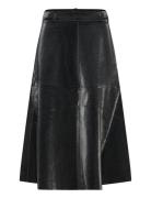 Veganibbimmali Skirt Skirts Knee-length & Midi Skirts Black Bruuns Baz...