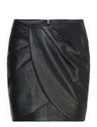 Draped Mini Skirt Skirts Short Skirts Black ROTATE Birger Christensen