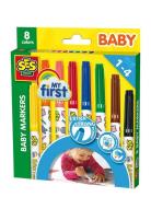 Baby Markers - 8 Colours Toys Creativity Drawing & Crafts Drawing Colo...