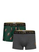 Bci Cotton/Elastane-2Pk-Trn Boxershorts Green Polo Ralph Lauren Underw...