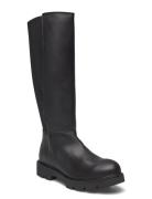 Kall Over Knee Boot #C Lange Støvler Black Bianco