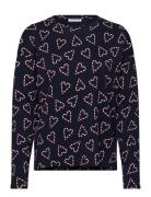 Nmmille Christmas L/S Top Jrs Tops T-shirts & Tops Long-sleeved Navy N...