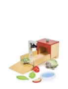 Dollhouse Set - Pet Turtle Toys Playsets & Action Figures Wooden Figur...