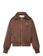 Cool Cats Application Bomber Jacket Bomberjakke Brown Mini Rodini