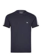 Loungewear T-Shirt Tops T-Kortærmet Skjorte Navy Emporio Armani