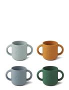 Gene Cup 4-Pack Home Meal Time Cups & Mugs Cups Multi/patterned Liewoo...