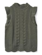 Alilly Vest Tops Vests Green Fliink