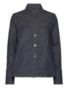 Denim Shirt 6.0 Designers Shirts Long-sleeved Navy BOSS