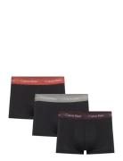 Low Rise Trunk 3Pk Boxershorts Black Calvin Klein