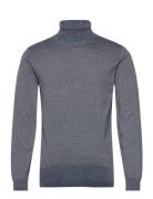 Pullover - Pp Noos Tops Knitwear Turtlenecks Grey Blend