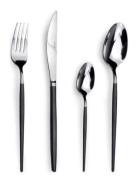 Soprano Cutlery Set 16-Pcs Home Tableware Cutlery Cutlery Set Black Am...