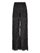 Eileen Designers Trousers Wide Leg Black Munthe