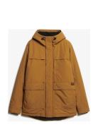 Surplus Hooded Parka Parka Jakke Brown Superdry