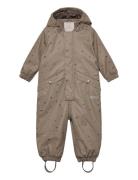 Thermo Rainsuit Aiko Outerwear Coveralls Rainwear Coveralls Beige Whea...