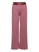 Tnfarah Wide Pants Bottoms Sweatpants Pink The New