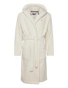 Towelling Bathrobe Morgenkåbe Badekåbe Cream Tommy Hilfiger