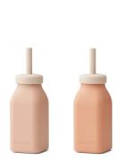 Erika Milkshake Bottle 2-Pack Home Meal Time Pink Liewood