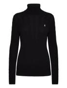 2/15 Wool Cash Rws-Lsl-Swt Tops Knitwear Turtleneck Black Polo Ralph L...