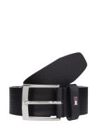 Adan Herringb 3.5 Accessories Belts Classic Belts Black Tommy Hilfiger