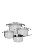 Mirage Cookwareset 4-Pcs Home Kitchen Pots & Pans Casserole Dishes Sil...