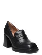 Women Slip-On Shoes Heels Heeled Loafers Black NEWD.Tamaris