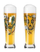 Brauchzeit Ölglas Vete 2-P No: 7 & 8 Home Tableware Glass Beer Glass M...