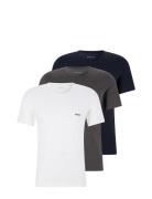 Tshirt Rn 3P Classic Tops T-Kortærmet Skjorte Multi/patterned BOSS