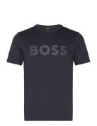 Tee Active Sport Men Sports Clothes Sport Tops Sport T-Skjorte Navy BO...