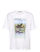 Silane Tops T-shirts & Tops Short-sleeved White Munthe