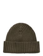 Chunky Wool Beanie Accessories Headwear Beanies Green GANT