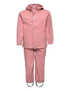 Rainwear Set Solid Outerwear Rainwear Rainwear Sets Pink En Fant