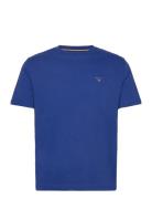 Emb Original Shield T-Shirt Tops T-Kortærmet Skjorte Blue GANT