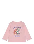 Paw Patrol T-Shirt Tops T-shirts Long-sleeved T-Skjorte Pink Mango