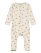 Nbnlavo Emo Ls Slim Suit Lil Pyjamas Sie Jumpsuit Cream Lil'Atelier