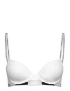 Lightly Lined Demi Lingerie Bras & Tops T-shirt Bras White Calvin Klei...