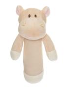 Diinglisar, Rattle, Hippo, Apricot Toys Baby Toys Rattles Cream Teddyk...