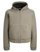 Jcoterrain Bonded Wool Hoodie Ln Tops Sweatshirts & Hoodies Hoodies Be...