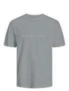 Jjestar Jj Tee Ss Noos Jnr Tops T-Kortærmet Skjorte Grey Jack & J S