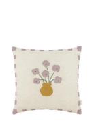 Vibes Square Cushion Linen 40X40 Home Kids Decor Cushions Cream NOBODI...